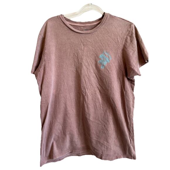 Mushroom Magic T-shirt Women’s S/M O’Neill Boho Retro Earth Tones Grunge Surfer - Picture 4 of 12